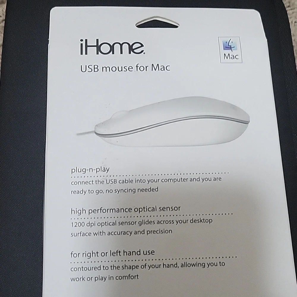 Ihome USB Mouse for MAC nwt osx 10.4 or later